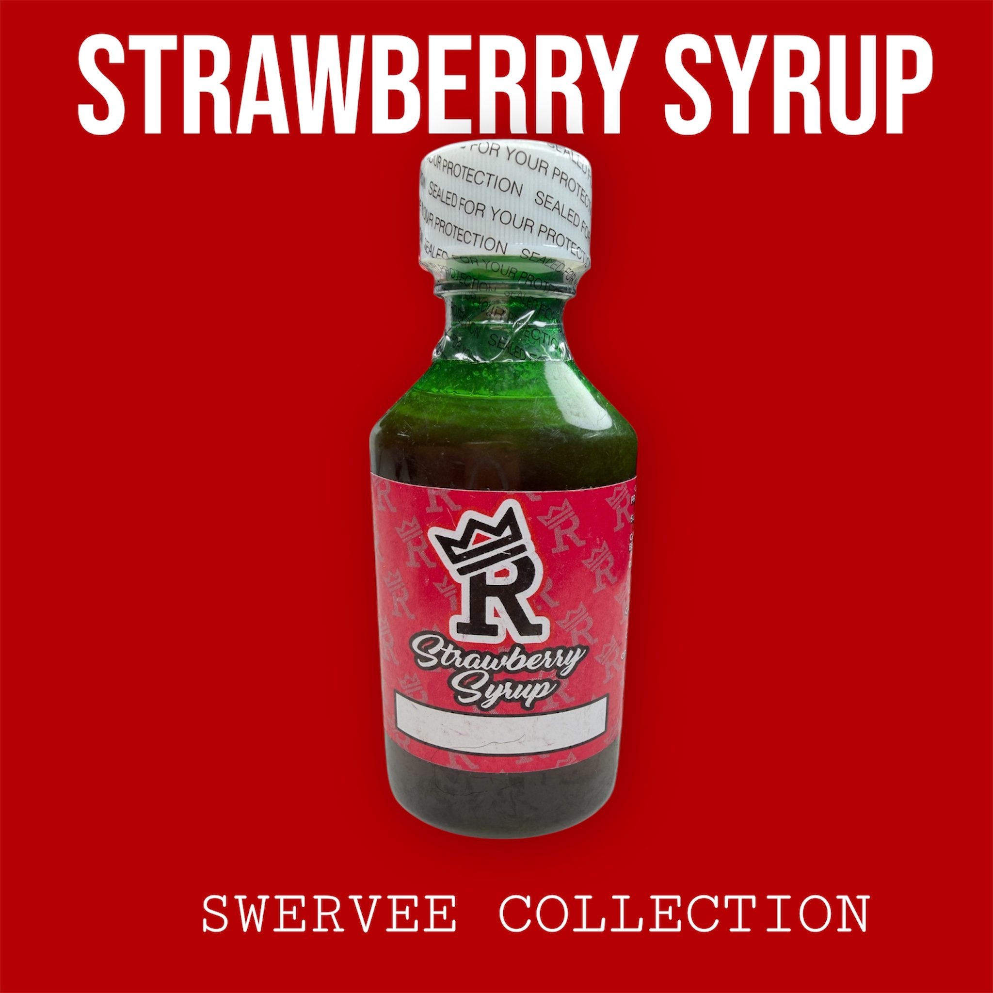 CANNABIS INFUSED SYRUP STRAWBERRY -750mg