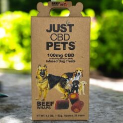 JUST CBD PETS 100MG CBD- BEEF WRAPS ( PETS ONLY )
