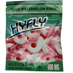 Sour Watermelon Rings HYFLY-600mg