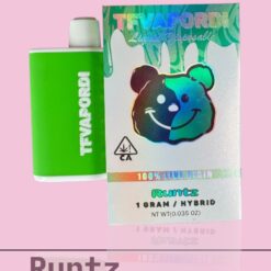 TFVAPORDI  RUNTZ   Live Resin-1g Disposable