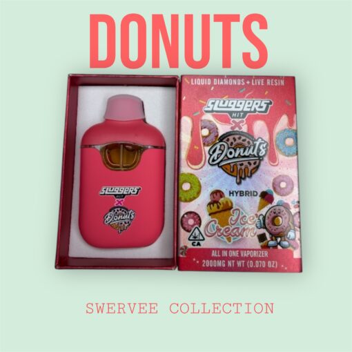 SLUGGERS  DONUTS  Liquid Diamonds + LIVE RESIN  ,2g Disposable