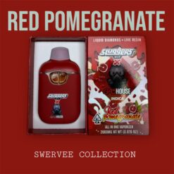 SLUGGERS  RED POMEGRANATE  Liquid Diamonds + LIVE RESIN  ,2g Disposable