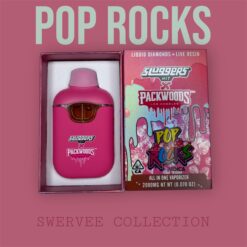 SLUGGERS  POP ROCKS  Liquid Diamonds + LIVE RESIN  ,2g Disposable