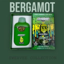 SLUGGERS  BERGAMOT  Liquid Diamonds + LIVE RESIN  ,2g Disposable