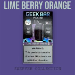 GEEK BAR  PULSE X- LIME BERRY ORANGE