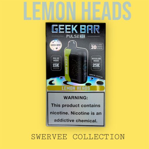 GEEK BAR  PULSE X- LEMON HEADS