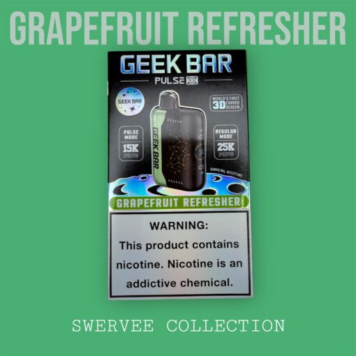 GEEK BAR  PULSE X- GRAPEFRUIT REFRESHER