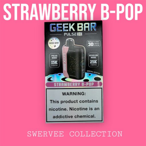 GEEK BAR  PULSE X- STRAWBERRY B-POP