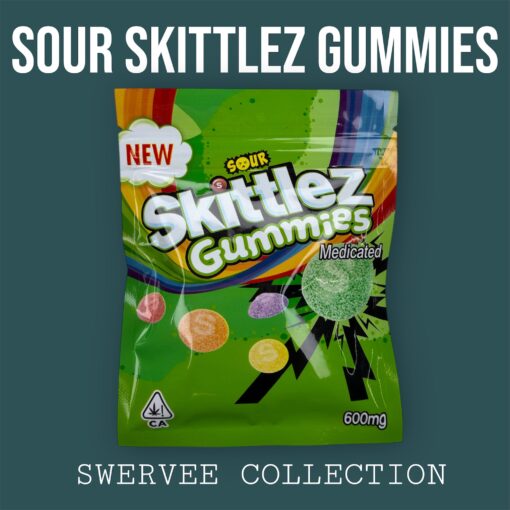 SOUR SKITTLEZ GUMMIES -600mg