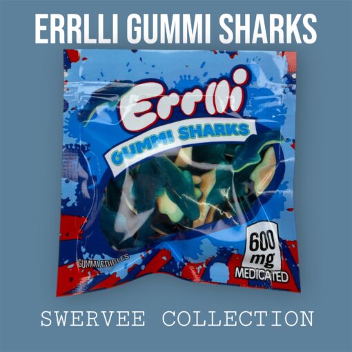 ERRLLI GUMMI SHARKS -600mg