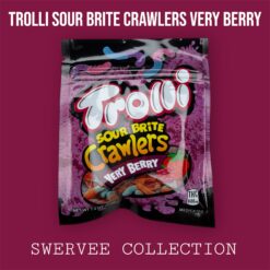 TROLLI SOUR BRITE CRAWLERS VERY BERRY-600mg