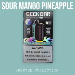 GEEK BAR  PULSE X- SOUR MANGO PINEAPPLE