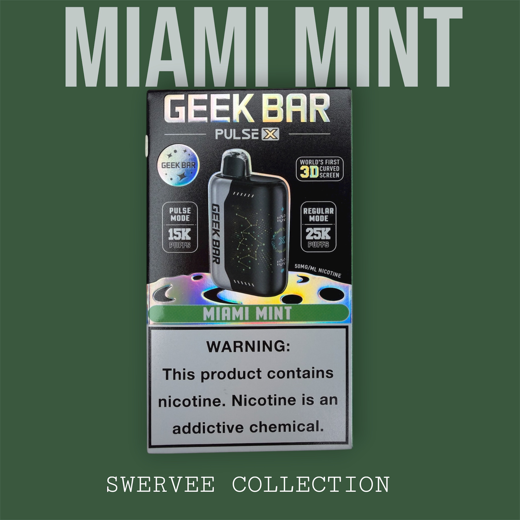 GEEK BAR PULSE X- MIAMI MINT