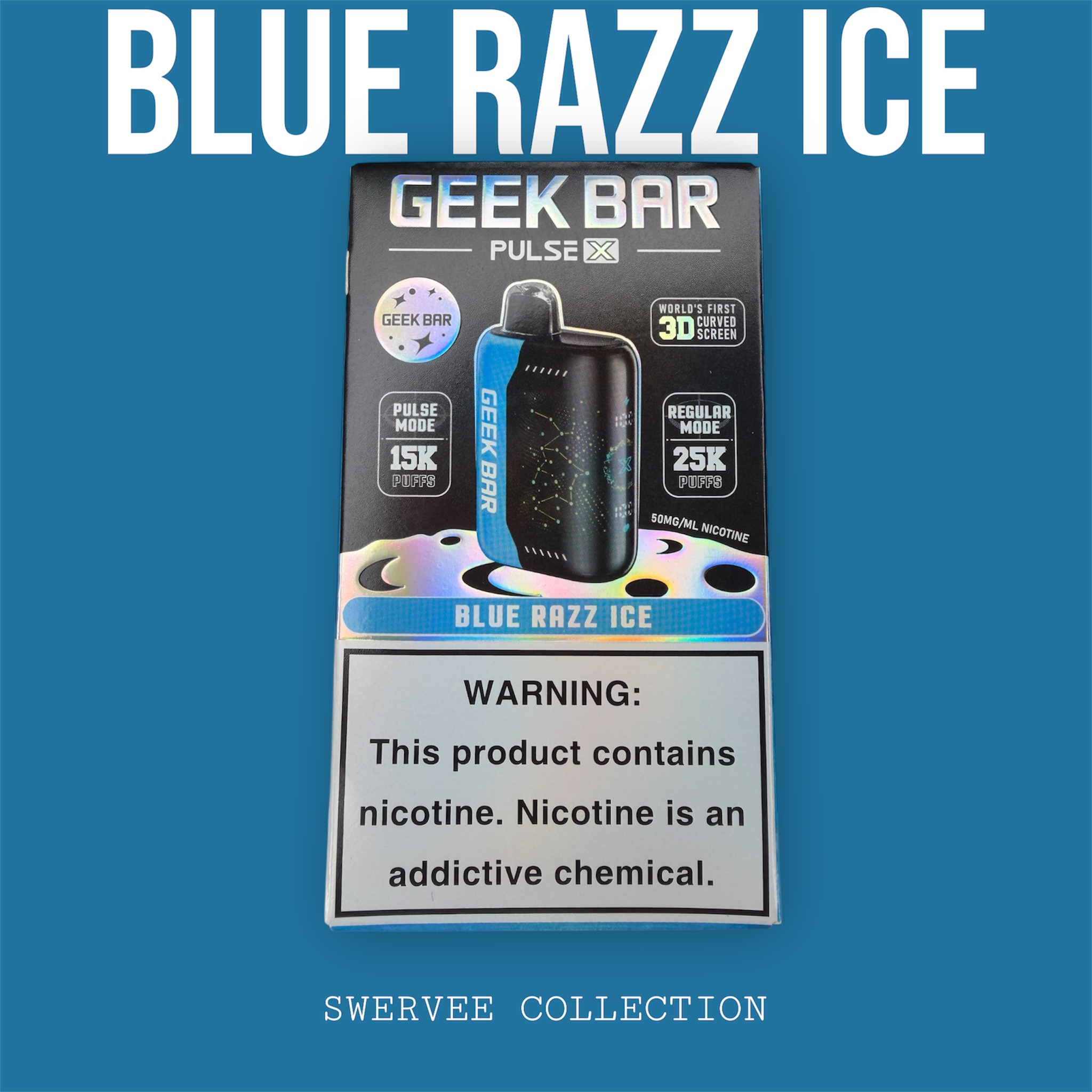 GEEK BAR PULSE X- BLUE RAZZ ICE