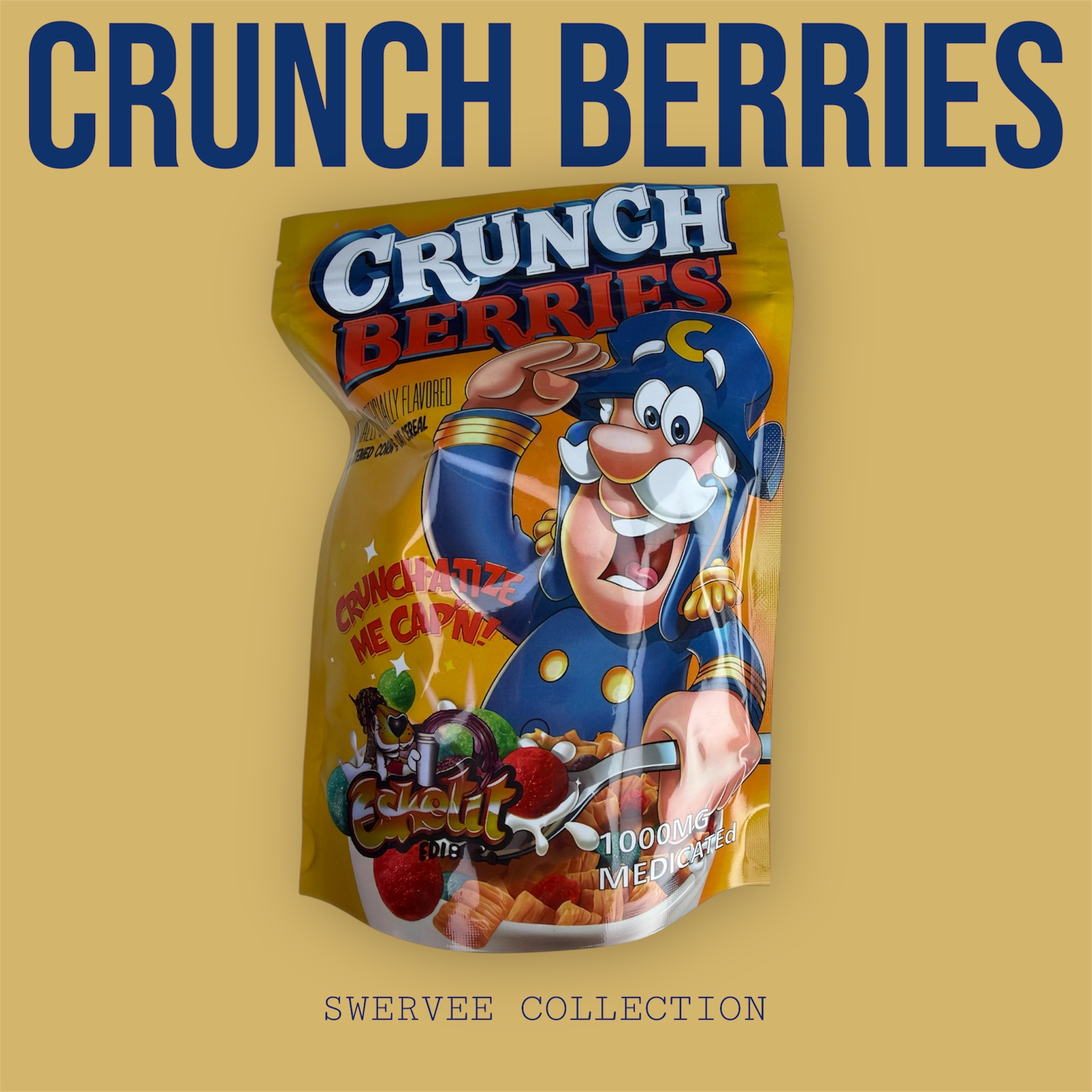 CRUNCH BERRIES CEREAL 1000mg