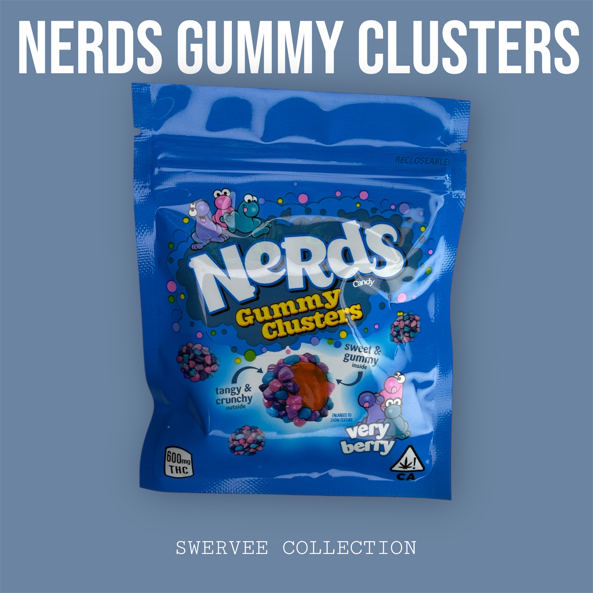 NERDS GUMMY CLUSTERS-600mg