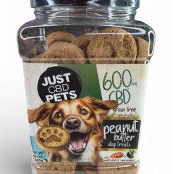 JUST CBD PETS-PEANUT BUTTER DOG TREATS 600MG CBD-( PETS ONLY )