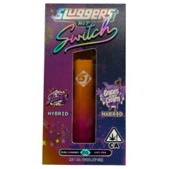 SLUGGERS SWITCH / Runtz X Grapes And Cream   Live Resin + Liquid Diamonds 2g Disposable