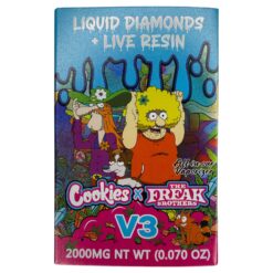 COOKIES x THE FREAK BROTHERS / Gelatti x Blue Banana (Hybrid+Indica) Live Resin + Liquid Diamonds 2g Disposable