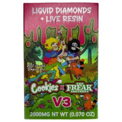 COOKIES x THE FREAK BROTHERS / Zushi x Pink Panther (Sativa+Indica) Live Resin + Liquid Diamonds 2g Disposable