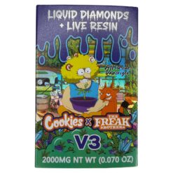 COOKIES x THE FREAK BROTHERS / Cereal Milk x Grape Gasoline (Hybrid+Indica) Live Resin + Liquid Diamonds 2g Disposable