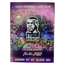 TYSON PUNCH / K.O. Kush (Indica) Live Resin + Liquid Diamonds 2g Disposable