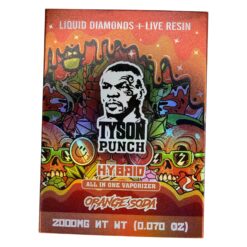TYSON PUNCH / Orange Soda (Hybrid) Live Resin + Liquid Diamonds 2g Disposable