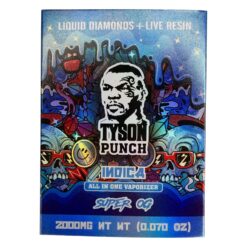 TYSON PUNCH / Super OG (Indica) Live Resin + Liquid Diamonds 2g Disposable