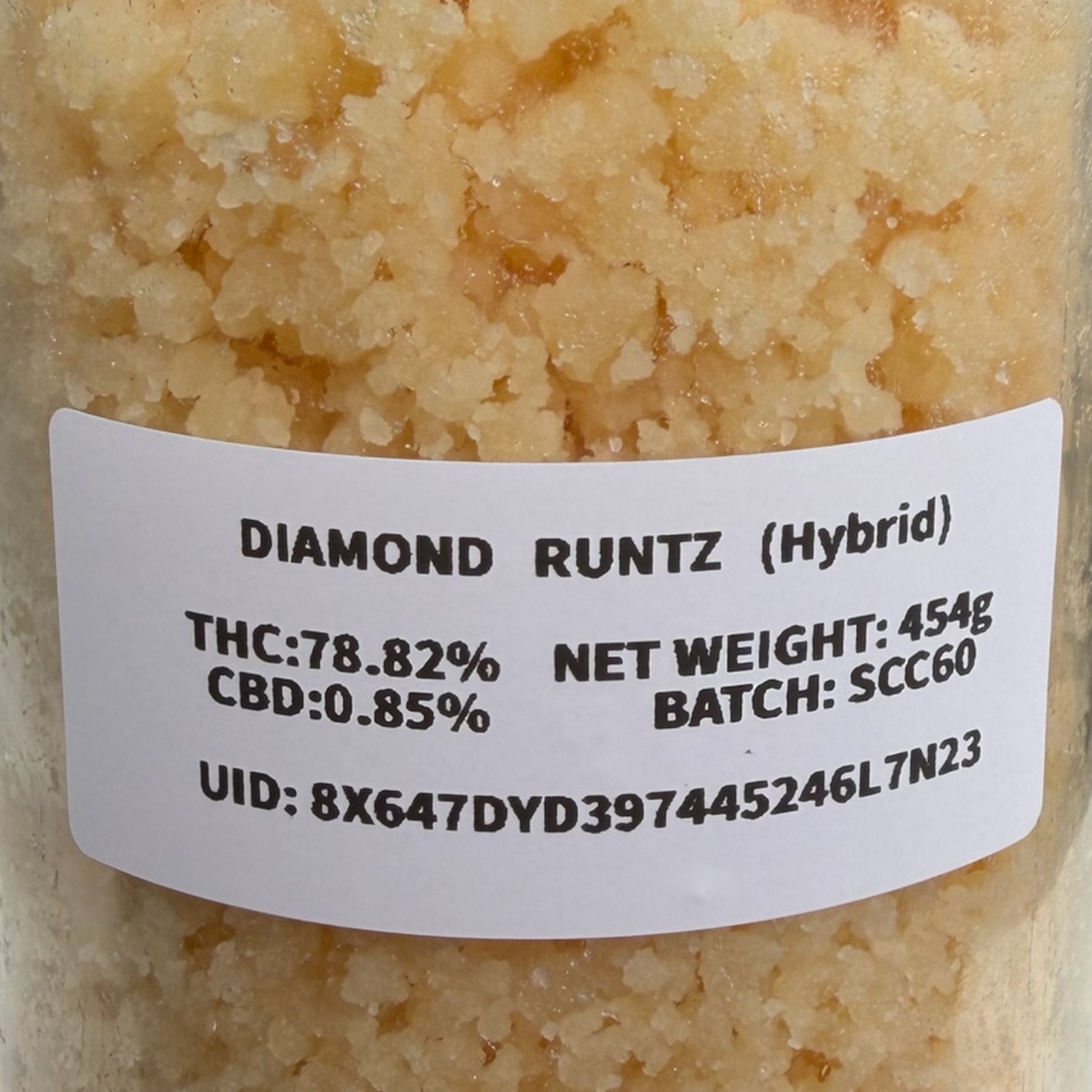DIAMOND RUNTZ LIVE RESIN SUGAR (1oz -BALLER JAR ) 100$ OZ - Image 2
