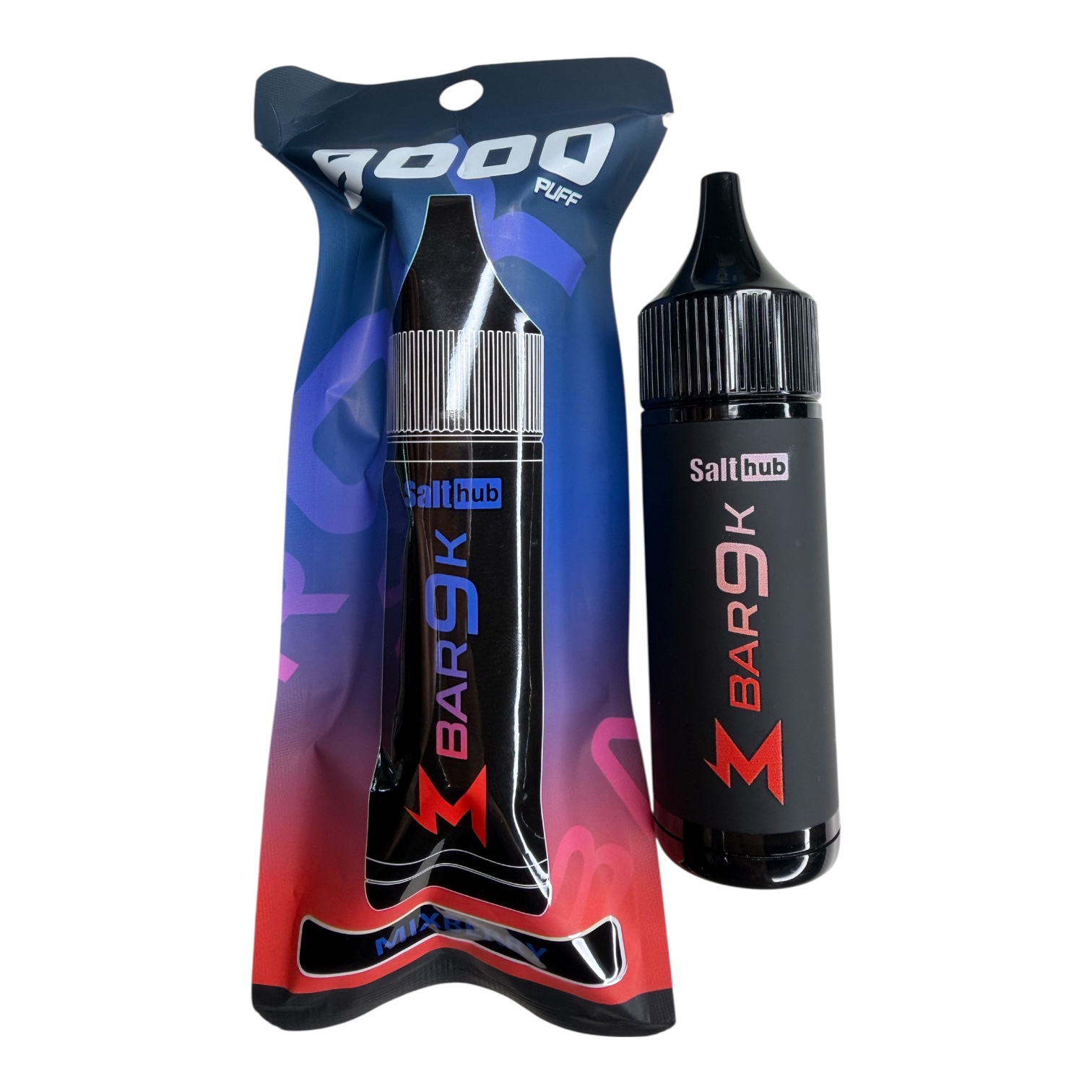 SALT HUB 9K PUFF BAR MIXBERRY ( NICOTINE PUFF BAR ) FIRE!