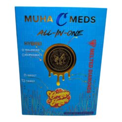 MUHA MEDS X COOKIES / ORANGE TANGIE  (HYBRID) Melted Diamonds 2g Disposable