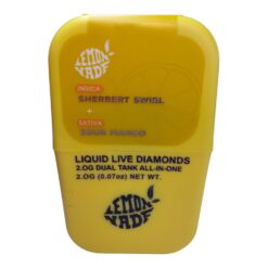 LEMONNADE/ Sour Mango X Sherbert Swirl  (SATIVAxINDICA) LIQUID LIVE DIAMONDS 2g Disposable