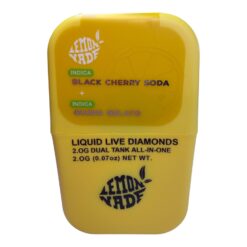 LEMONNADE/ Black Cherry Soda X Guava Gelato  (INDICA) LIQUID LIVE DIAMONDS 2g Disposable