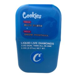 COOKIES/ Blue Suede X Snow Montana  (INDICA) LIQUID LIVE DIAMONDS 2g Disposable