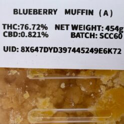 BLUEBERRY MUFFIN    LIVE RESIN SUGAR  (1oz -BALLER JAR ) 100$ OZ