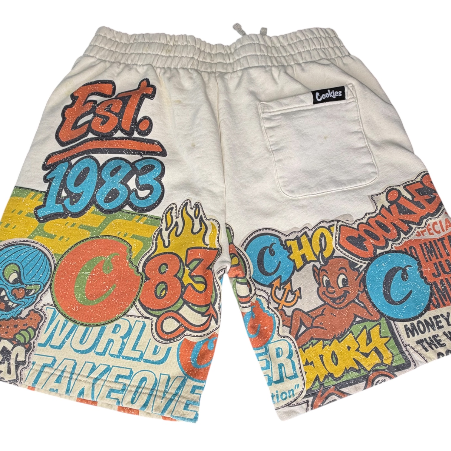 COOKIES SUMMER COLLECTION- NEW MONEY 1983 FLEECE SHORTS V2 (LARGE) - Image 2