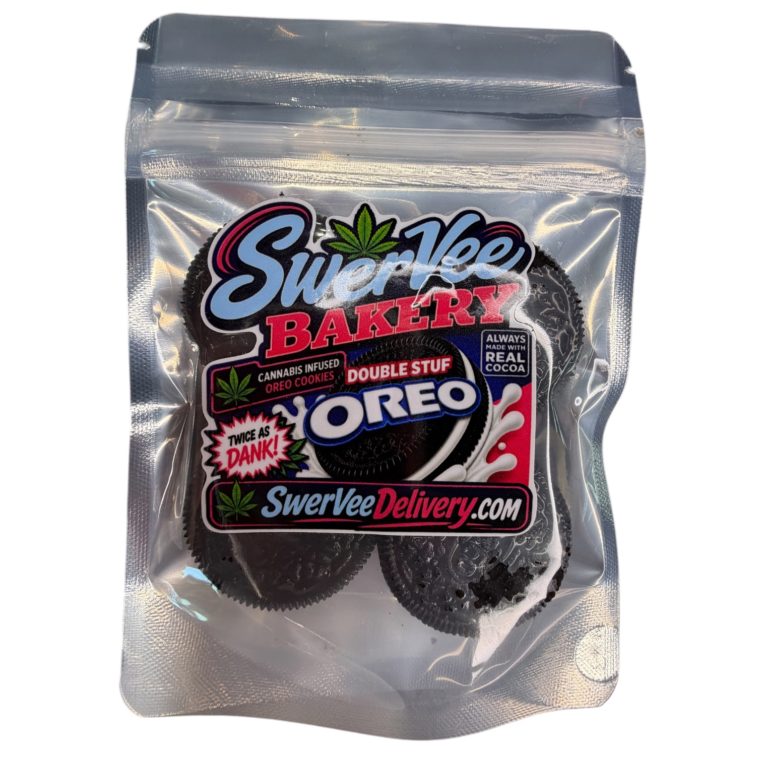β οΈπ¨PRE ORDER NOW! ππͺπ«π¦ DOUBLE STUFF OREOS 4XPIECES (10$) 1000mg π - Image 3